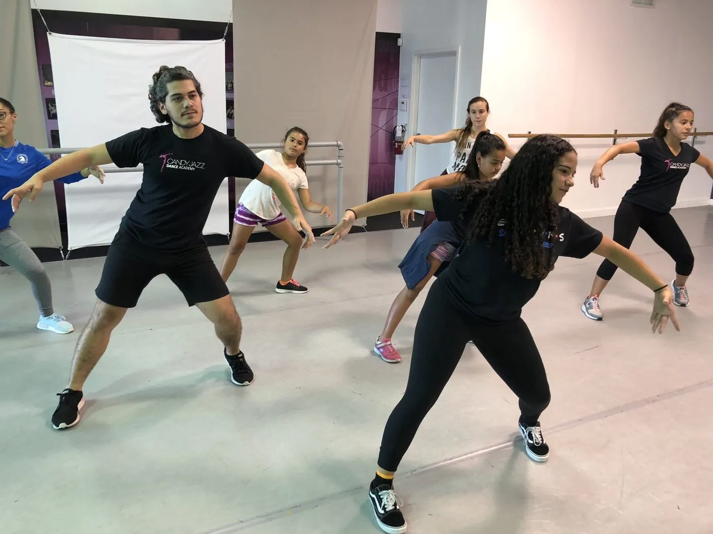 Jazz class with the artistic director