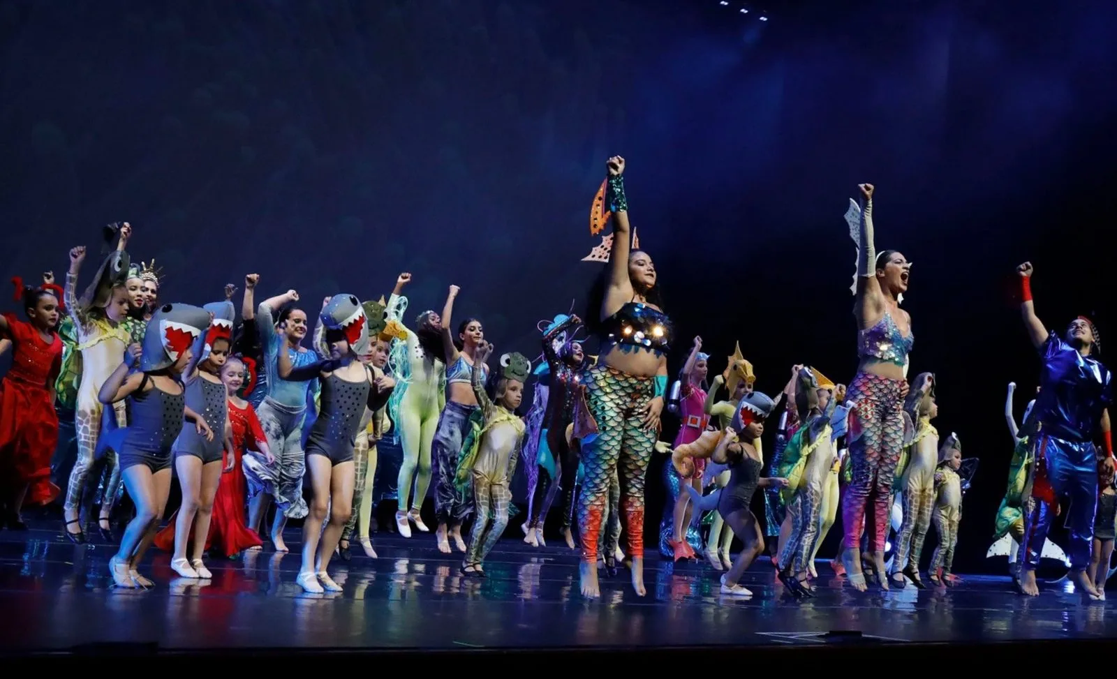 Curtain call at the annual production